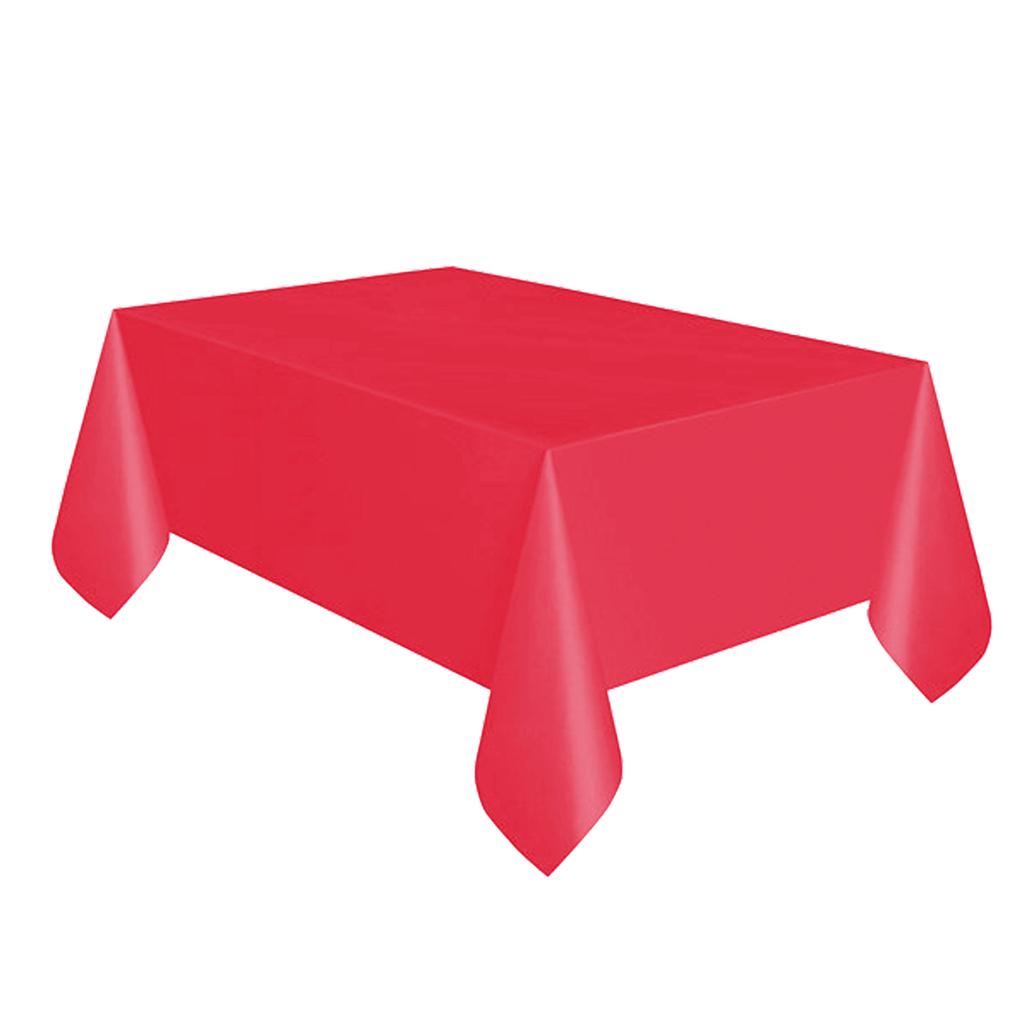 Unique Party Reusable Rectangular Plastic Tablecover (19 Colors)