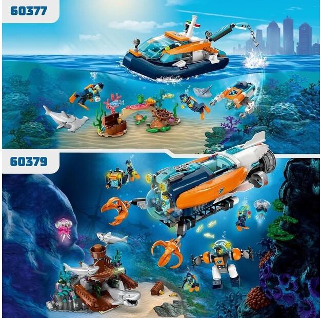 LEGO City 60379 Подводная лодка исследователя морского дна