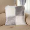 Square Pillow Case Chic Durable Soft Texture Throw Pillow Case Contrast Color Plush Throw Pillow Case Pillow Cover for Car
