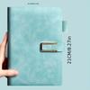 A5 Retro Notebook Soft Leather Cover 200 Pages Agenda for Students Business Office School Stationery Supplies