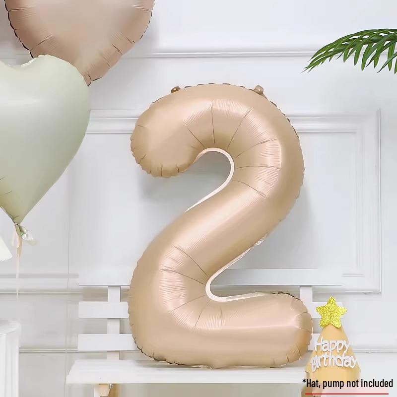 Minimalist Mori-Style Felt Happy Birthday Cake Wall Sticker for Baby's 1st Birthday Photo Props.
