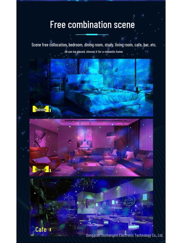 Dinosaur Egg Starry Sky Galaxy Projector with Bluetooth Music and Nebula Effects - Perfect Children's Gift