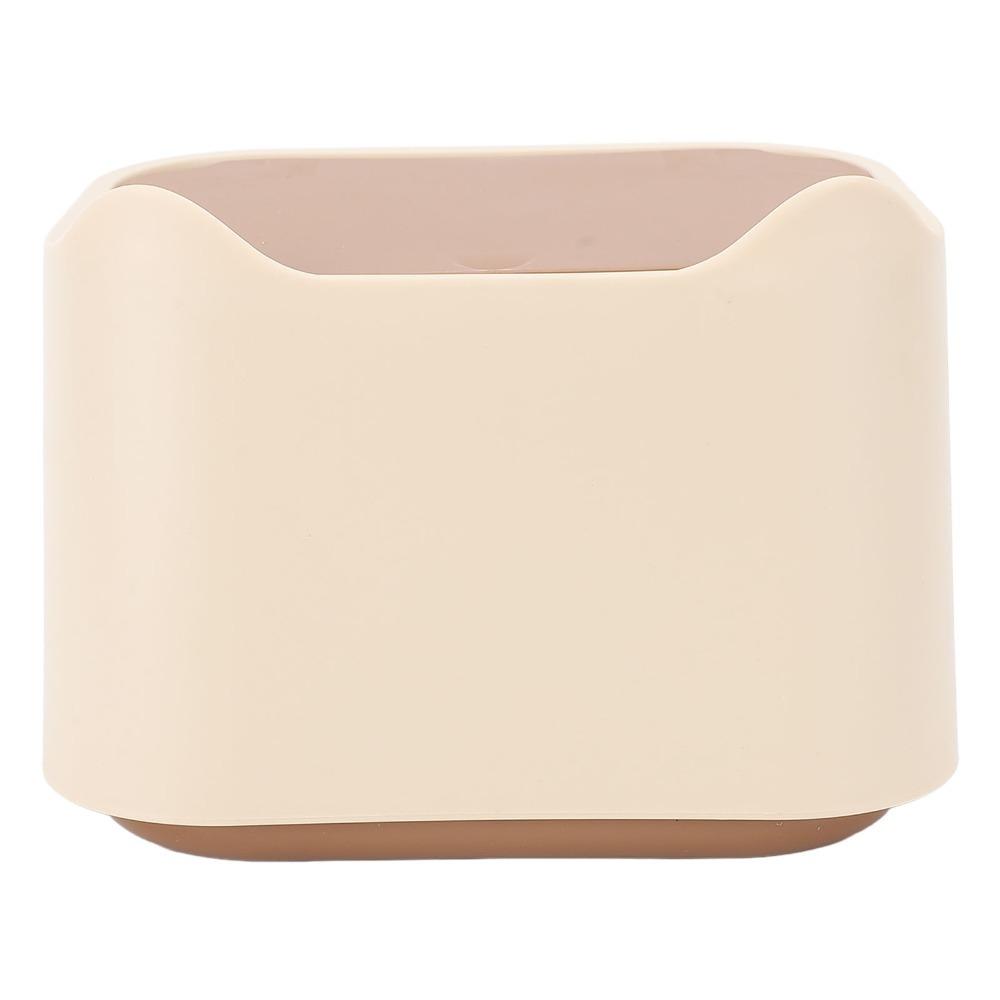 Odor Resistant Cat Waste Garbage Can with Press Type Lid Multipurpose Trash Bin  Cat Litter Area