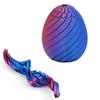 3D Printed Slippery Egg Fidget Toy-Easter Twist Egg Stress Relief Toy For Children Stress Relief Deformation Ball Birthday Gift