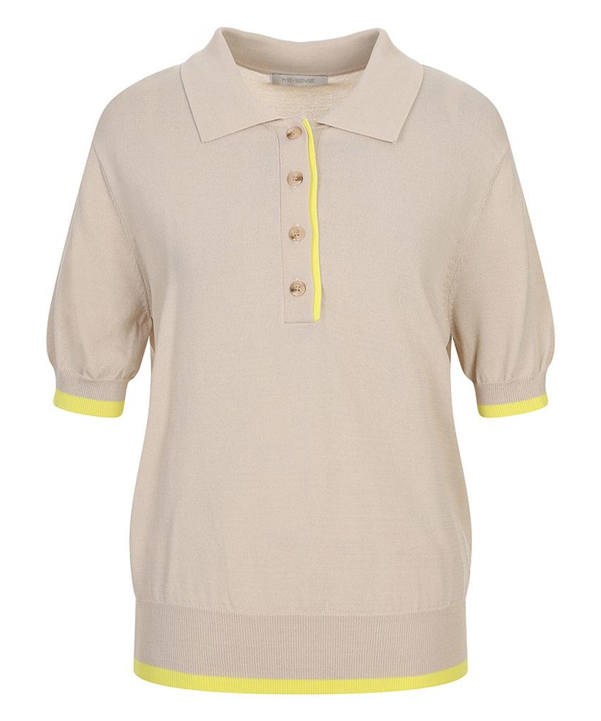 MESENSE Short Sleeve Collared Knit_Mb54Knm307Z