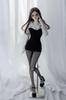 HAMRETHYPPZ BJD Ball Jointed Doll Dress Doll Costume Doll Maid Clothes Ball Jointed Doll Sexy One Sexy Mini Skirt Suit and Body Not Black 1/4 1/6 1/3