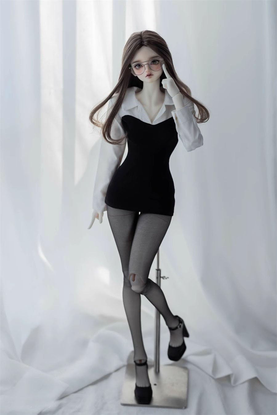 

HAMRETHYPPZ BJD Кукла на шарнирах Платье Куклы Костюм Куклы Горничная Одежда Кукла на шарнирах Сексуальный Один Сексуальный Костюм с мини-юбкой и Тело Не Черный 1/4 1/6 1/3 чёрный