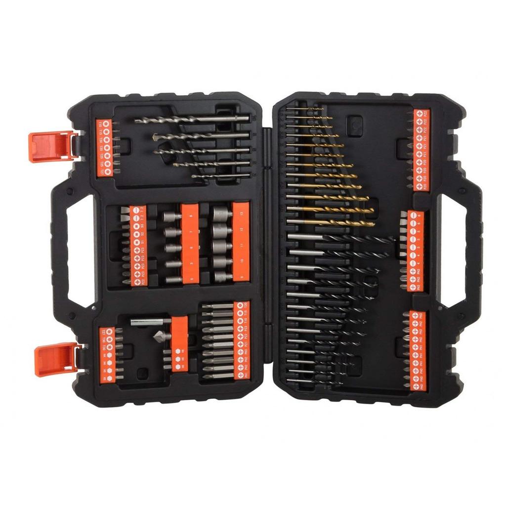 Black + Decker A7200 Mixed Drilling And Screwdriving Set 109 Piece