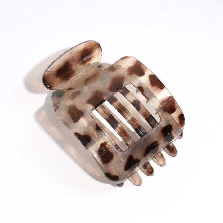 Unisex Square Hair Clip With Textured Detail Securely Grip Hair Claw For Teens Adults Nonslip Hair Accessory Compact