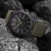 Men's Fashion Sport Watches Men Quartz Nylon Strap Watch Outdoor Watch army style watch Boys Watch