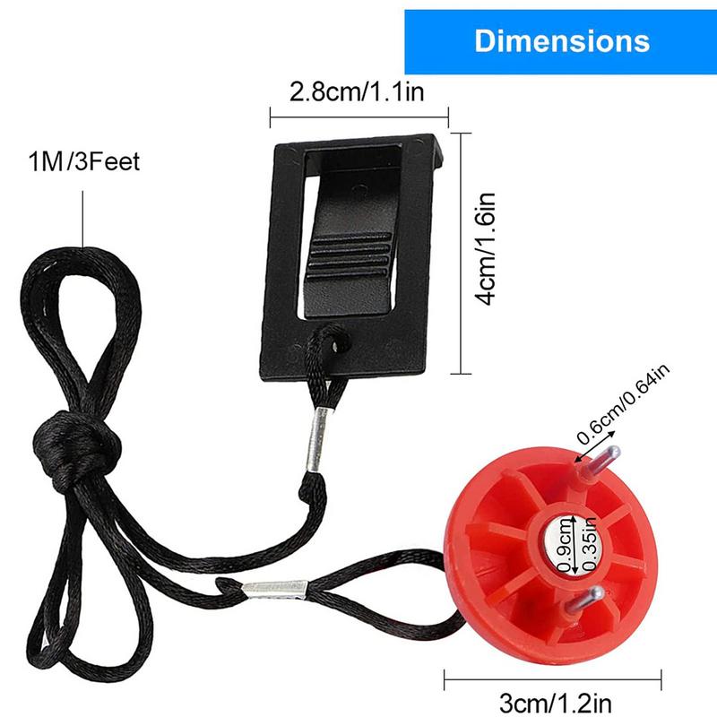 1pc Treadmill Magnetic Safety Switchs Magnet Safety Key Treadmill Magnet Clip Wide Compatible Treadmill Protection Device