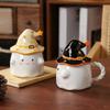 Lovely Ceramic Coffee Mug 350ml Cartoon Halloween Teas Cups Unique Porcelains Lattes Cups Christmas Birthday Gift