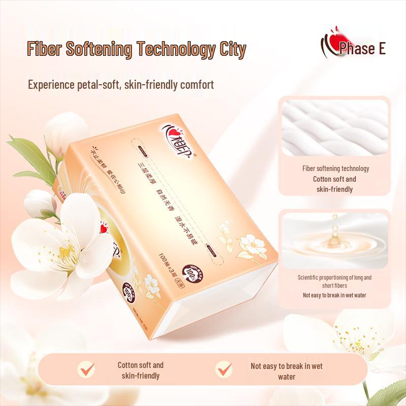 Mind Act Upon Mind 3-Ply Soft Pack Facial Tissues