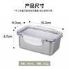 304 Stainless Steel Food Storage Container Airtight Microwave Safe Bento Box with Lock