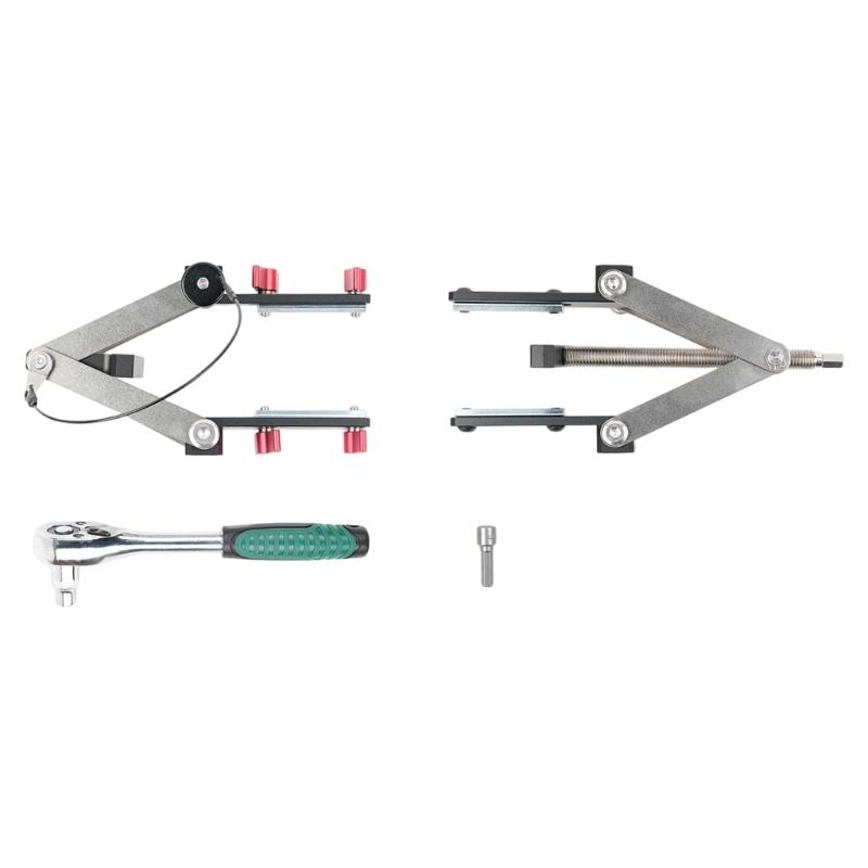 

Heavy Duty Woodworking Clamp with Adjustable Four Way Pressure Systems for Preventing Wood Warping and Deformation 1