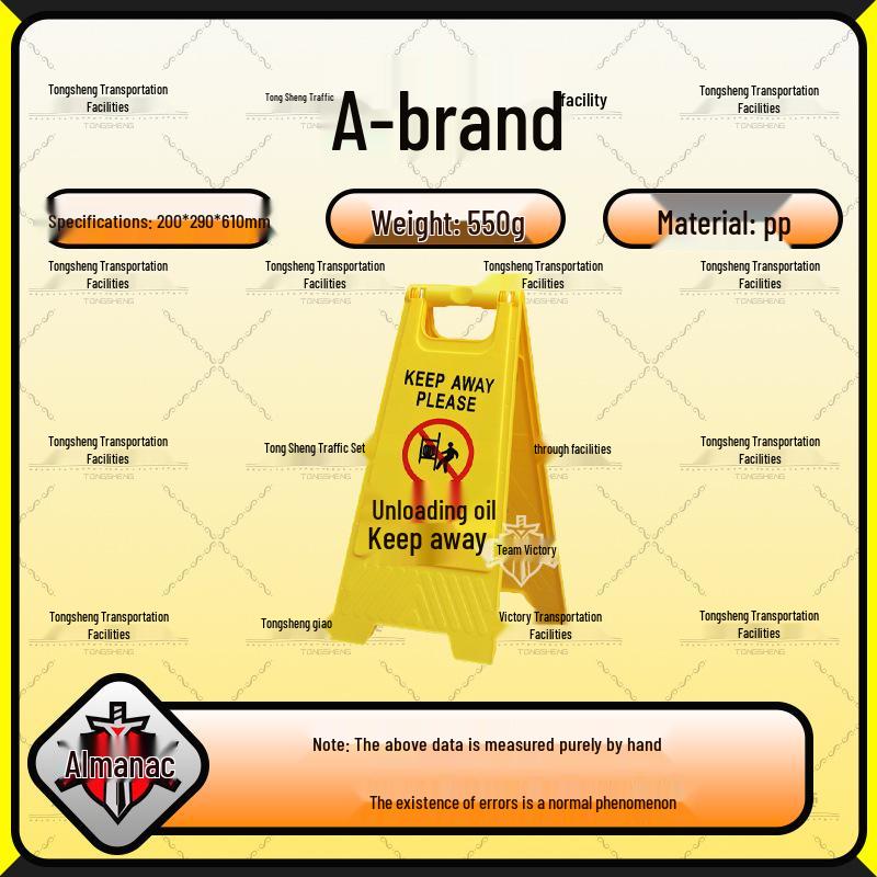 A-Frame Plastic Wet Floor & No Parking Safety Sign