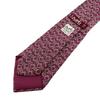 Hermes Gesamter Griff Seidenkrawatte Bordeaux Seide Herren Gebraucht