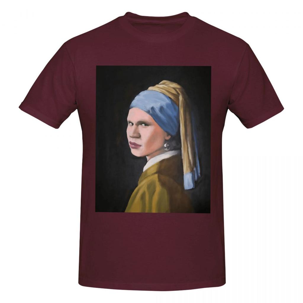 Erl With The Pearl Earring T Shirts Graphic Y2K Gifts Quality T Shirts For Men Women Clothes