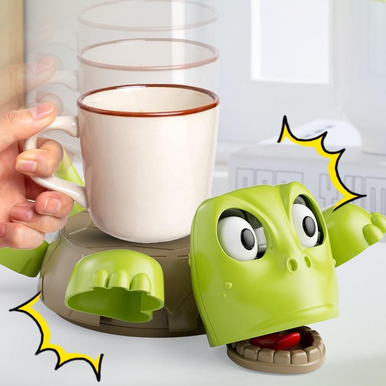 Creative Living Room Kitchen Bar Counter Desktop Turtle Coaster Press Stare Home Furnishings