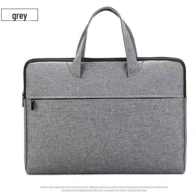 Portable Logo-Printed Briefcase for Conferences - Unisex Document Bag