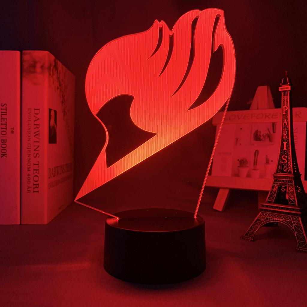Night 3d Lights Boys Girls Fairy Tail Action Figure Fairy Lamp 16 Remote Colors
