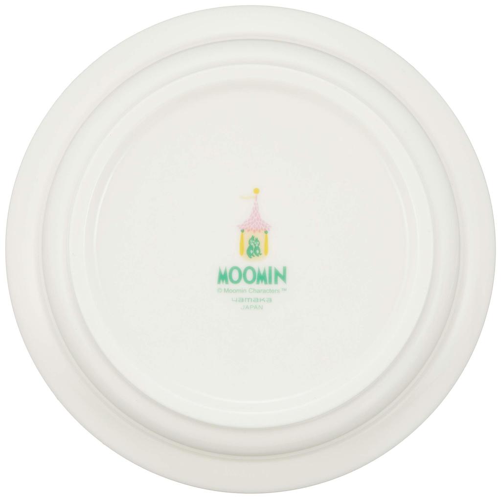 Yamaka Shoten MOOMIN Universal 14cm Microwave Dishwasher Moomin Nordic Day Wedding Made In "Baby & Kids" Plate, Approx. Diameter, & Safe, Merchandise,
