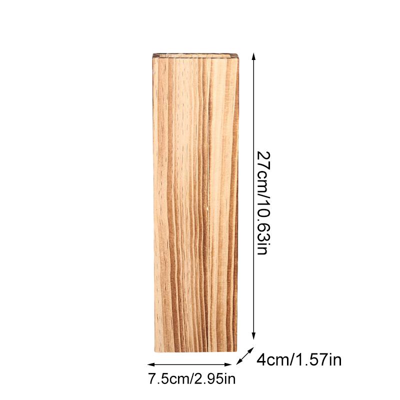 1 Stück Handwerk Dekorative Vase Holz Gastfamilie Wandbehang Flur Naturmaterialien Ornamente Blumenkunst Handgefertigt 3 Farben