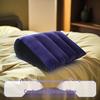 Almofada Triangular Inflável: Almofada de Encosto e Apoio de Pés Portátil de Cor Sólida para Sofá de Sala de Estar e Suporte de Cama