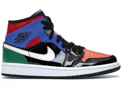 Air Wmns Air Jordan 1 Mid SE 'Multi Patent' CV5276-001 Buty Damskie