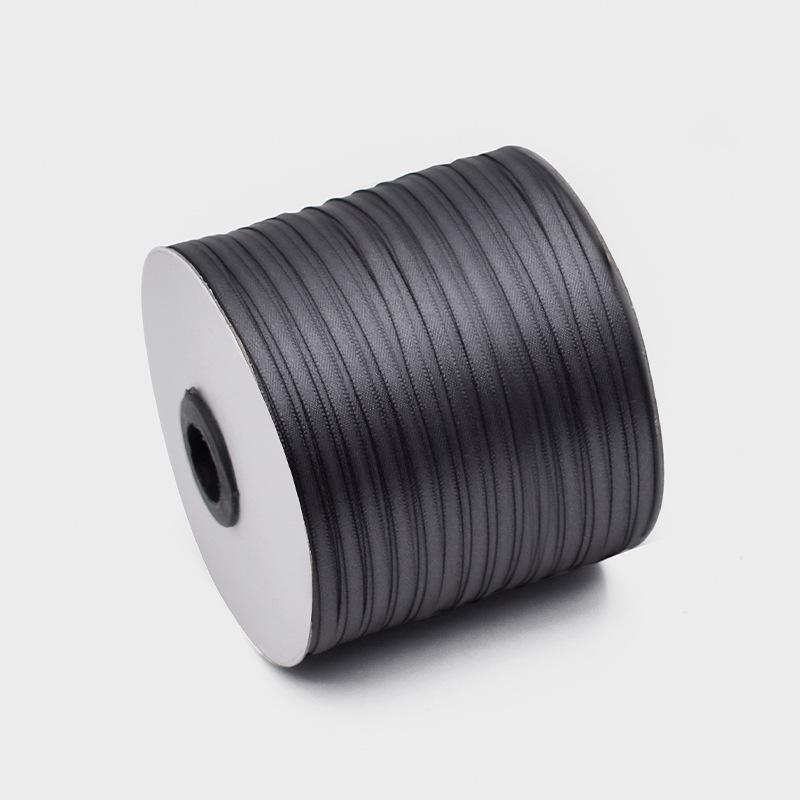 0.3cm Encrypted Polyester Satin Ribbon for Clothing and DIY Accessories