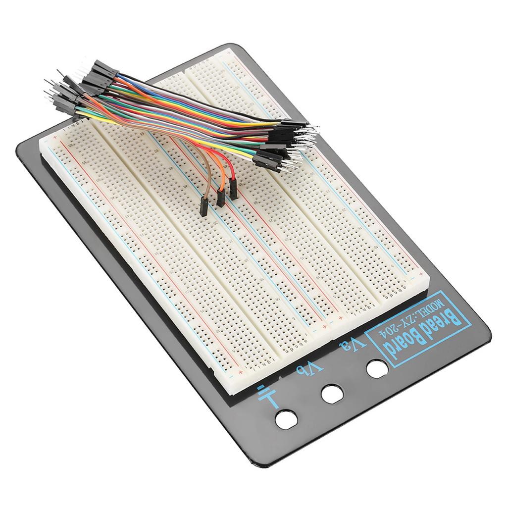1660 Points Holes Plug In Breadboard Test Bed Free Solder Circuit Test