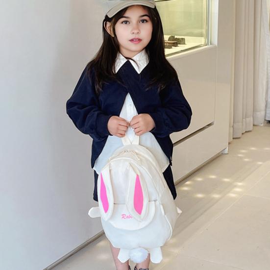 Kids Rabbit Backpack Cute Bunny School Bag with Adjustable Shoulder Straps Small Backpack for Preschool Boys Girls Kindergarten