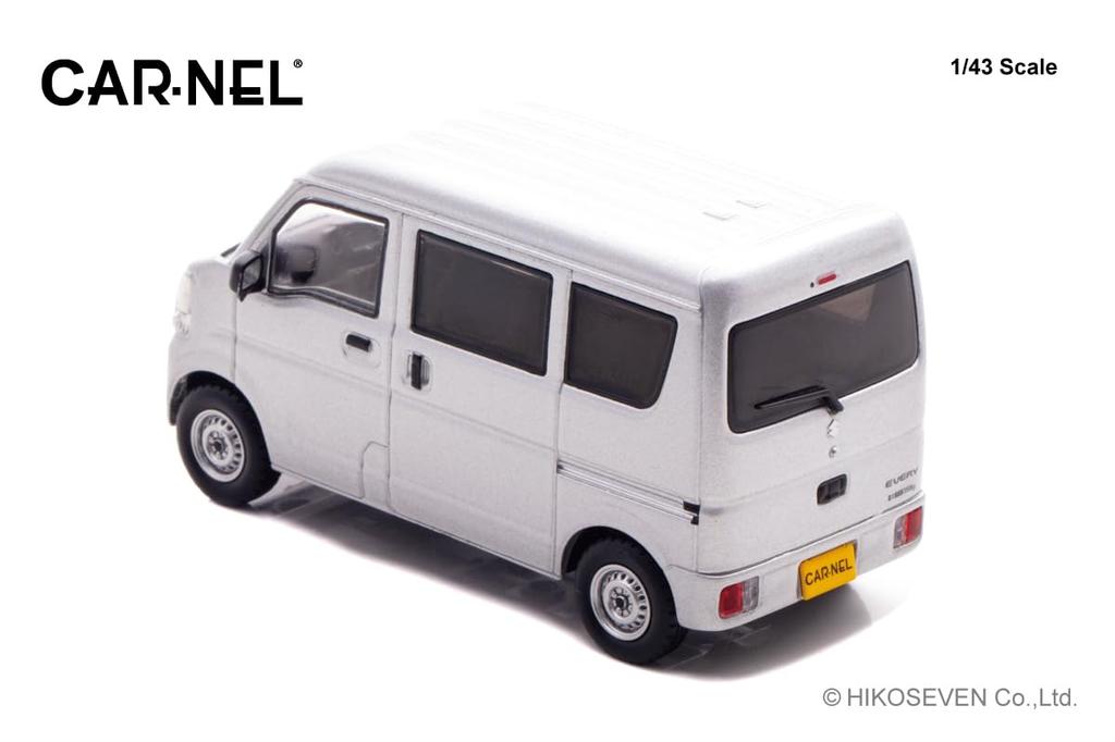 Hiko Seven CARNEL Scale Suzuki Every PA 2021 Silky Silver Metallic Finished Product CN432102 1/43 (DA17V)