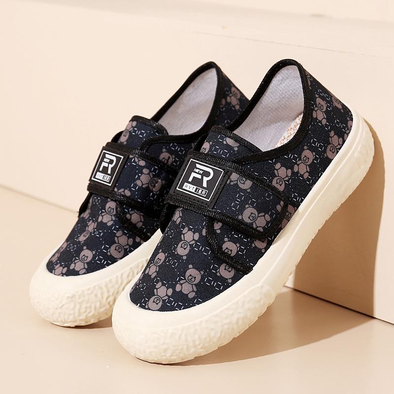 Spring and summer new fisherman shoes canvas women's shoes fashionable versatile Chinese style casual thick-soled lazy one-pedal single shoes women