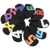 10 stücke Golf Eisen Kopf Abdeckung mit Große Farbe Nummer Wasserdichte Neopren Golf Eisen Club Headcover Set