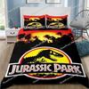 Dinosaur Duvet Covers Pillowcases Set Polyester Lovely Pattern 3D Cartoon Quilt Cover Custom Bedding Set Queen Size741
