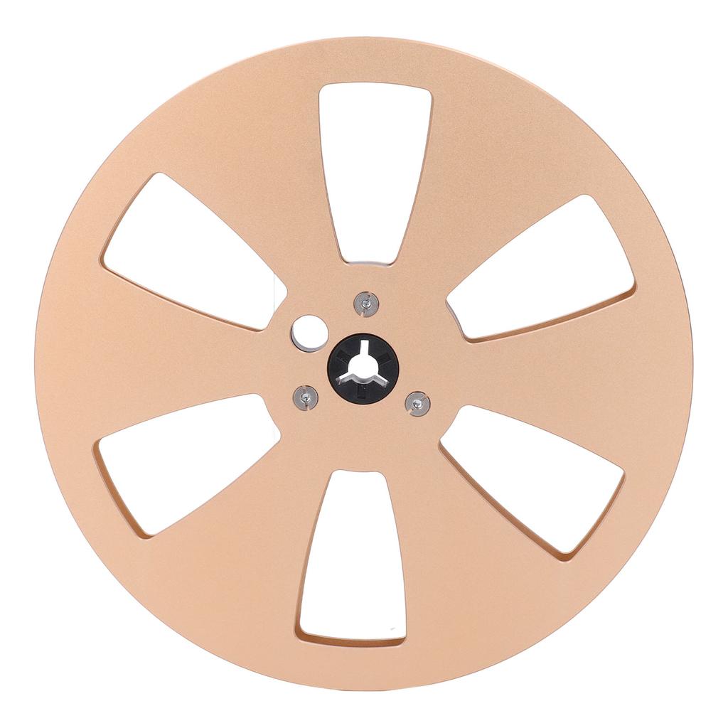 Tonband Leerspule 14 7in Metall Aluminium für TEAC Tonbandgerät Öffnungsmaschine Teile Gold