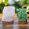 3D Candle Silicone Mold Succulent Turtle Diffuser Stone Ornament Resin Animal Moulds Cake Clay Making Crafts Accessories