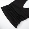 Y25TP001 Cross-Border Women's Sleeveless V-Neck Sexy Ring Halter Top for Spring/Summer