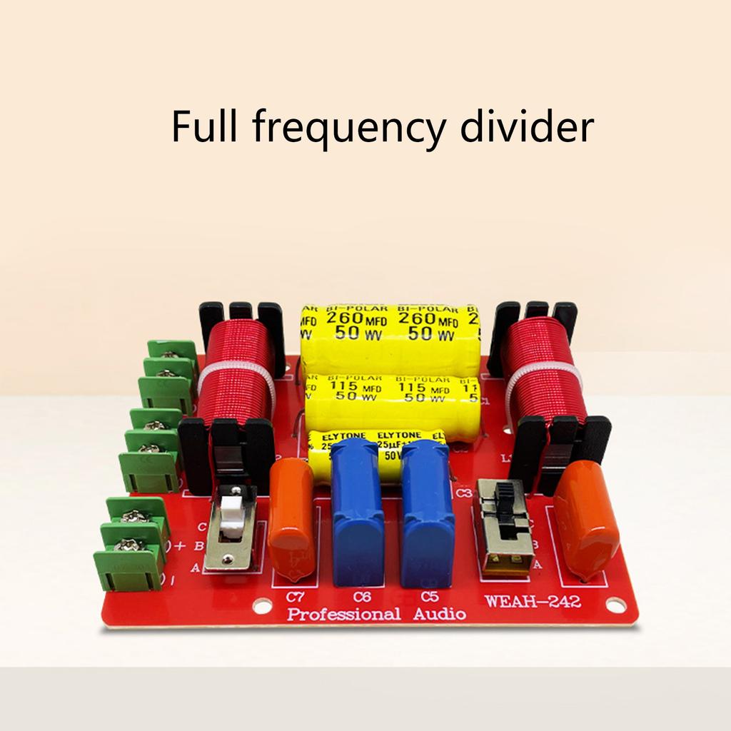 1PC 400W 2 Weg Audio Lautsprecher Frequenz Teiler Hochtöner Bass Crossover Filter Lautsprecher Verstärker Hause Sound Theater