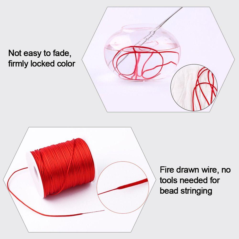 1.5mm Satin Cord 100M Color Ropes New Crafts Rope