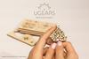 UGEARS Happy New 70043 Wooden Toy 3D Puzzle U-Fidget Gear;