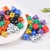 140/105/70Pcs DND Dice Set with Pouch Random Color Polyhedral Transparent Effect for DND RPG Role Playing Table Game Board Props