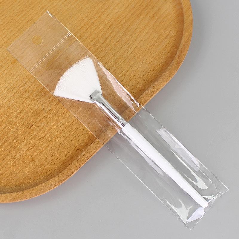 DIY Beauty Face Mask Application Brush - Soft Bristle Fan for Acid Liquid and Makeup Spa Use