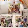 H-Hetalia Axis Powers Kissenbezug Quadratischer Kissenbezug 3D Weich Plüsch Dekokissenbezug Wohnzimmer Sofa Schlafzimmer Heimzimmer