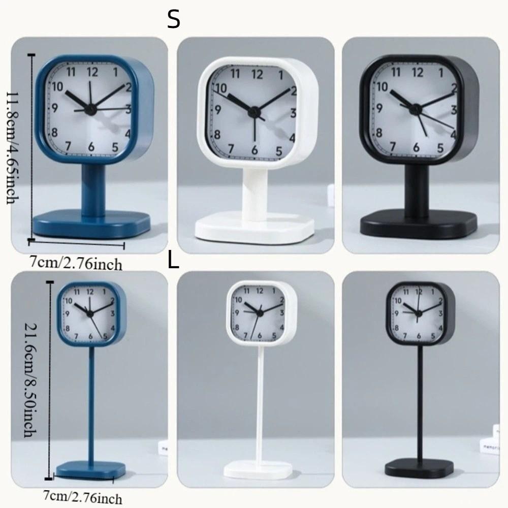 Düşmeye Dayanıklı Masaüstü Standlı Saat Vintage Masa Saati Yatak Odası Dekorasyonu Mekanik Zamanlayıcılı Saat Yatak Yanı