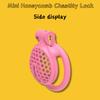 Mini Beehive Chastity Lock for Men Breathable CB Lock Chastity Device Sexy Toy Cock Cage for Adult Fun Supplies