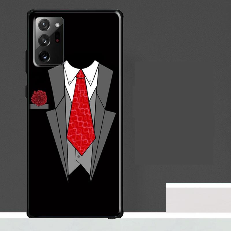 

Suit and Tie Case For Samsung Galaxy S23 S24 S25 Ultra S9 S10 S20 S21 S22 Plus S23 FE S25 FE Phone Cover Galaxy S24Ultra