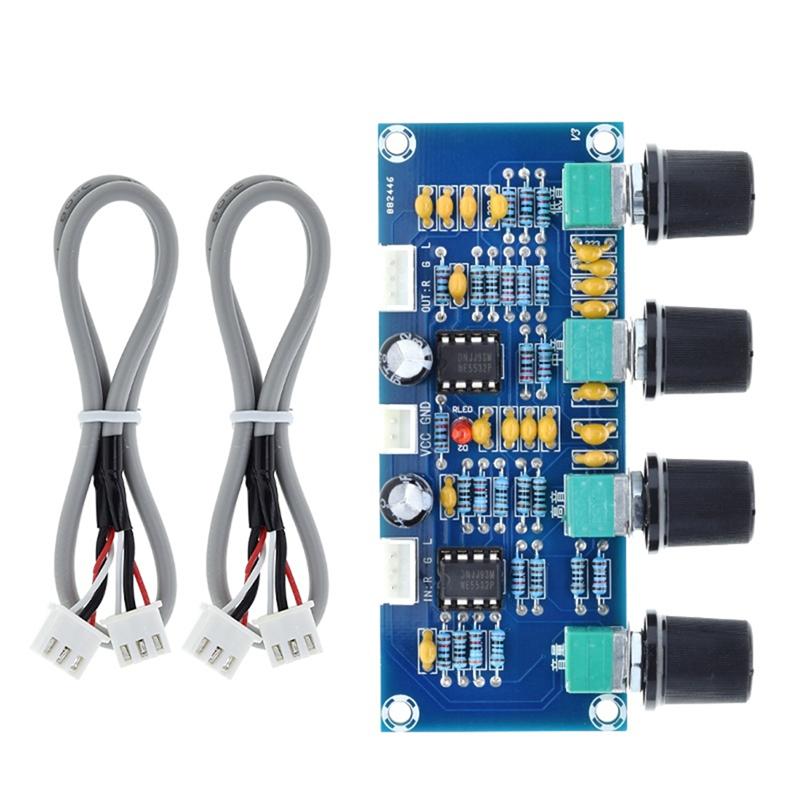 ABUO-XH-A901 Tone Board Preamp Pre-Amp With Treble Bass Volume Adjustment Pre-Amplifier Tone Controller For Amplifier Board