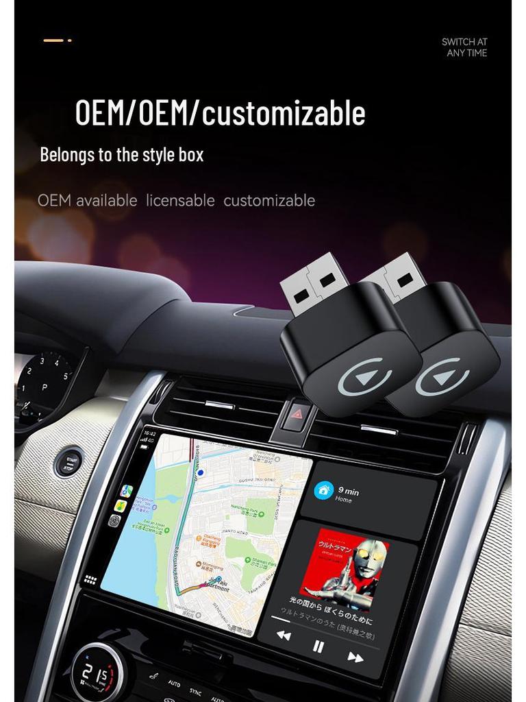 Popular Dual-Channel Smart Wireless CarPlay & Android Auto Interconnect Module
